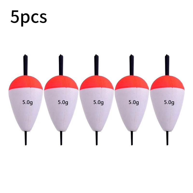 5 piezas flotadores de pesca de espuma EVA flotadores de pescado cebo boyas de pesca 2g/3g/5g/10g/15g/20g/35g/40g/60g boya Flotador accesorios de pesca