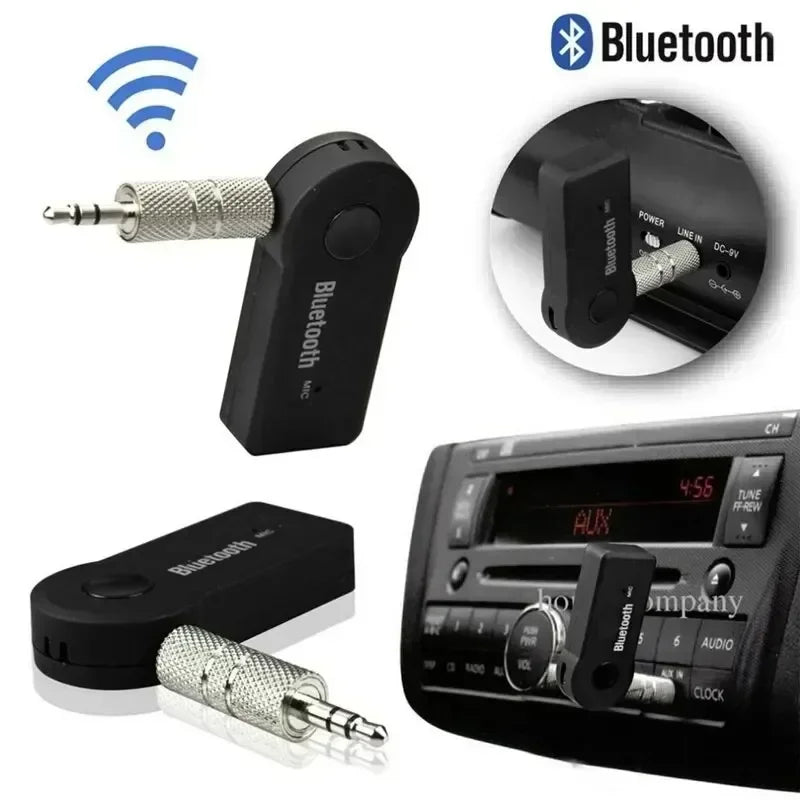 Adaptador receptor de Audio inalámbrico para coche, 3.5mm, Bluetooth 5.0, para coche, MP3, FM, transmisor de música, P2, llamada musical, adaptador Bluetooth