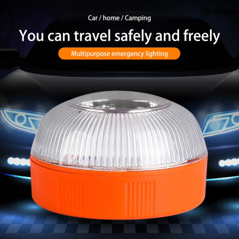 Balise de Secours V16 Homologuée DGT 2024 — LED, Rechargeable, Induction Magnétique, Espagne