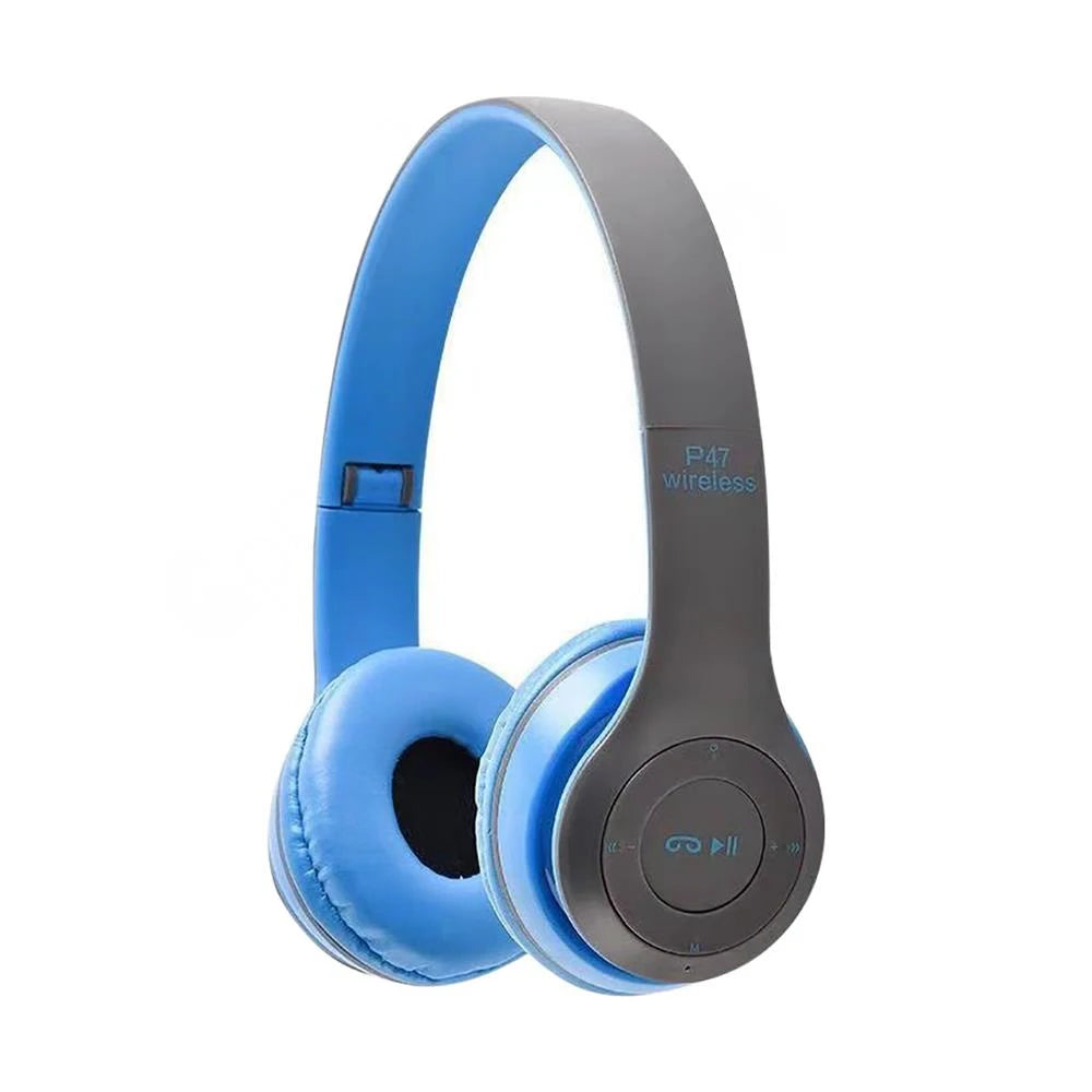 Auriculares TWS inalámbricos Bluetooth 5.3 supraaurales estéreo HIFI con cancelación de ruido para deportes y juegos, reproductor de música con micrófono