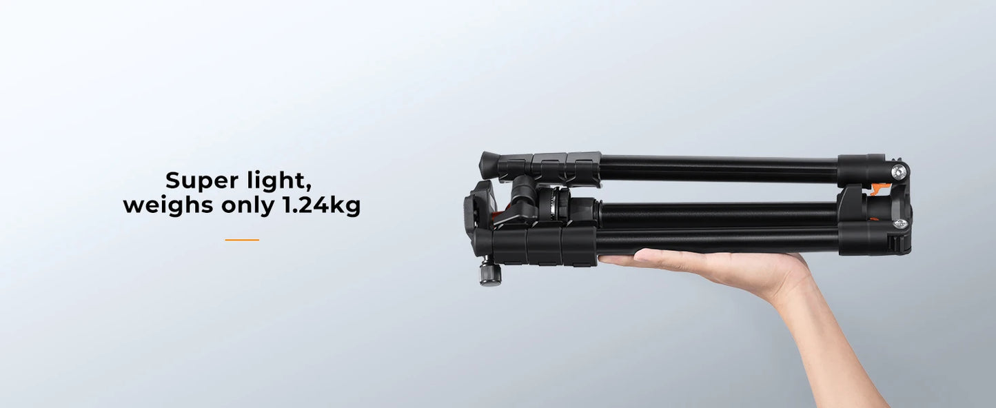 K&F Concept K234A0+BH-28L — Trépied Photo 64 Pouces Léger Rotule Charge 8kg