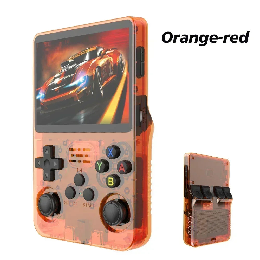 New R36S Retro Portable Video Game Console System, 3.5-inch IPS Screen, 128GB Portable Pocket Video Player, Over 20000 Games, Gifts for Boys