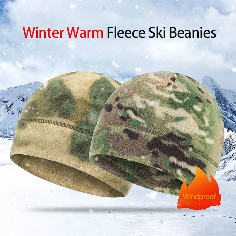 Bonnet Polaire Hiver Thermique — Randonnée, Ski & Camping Homme Femme