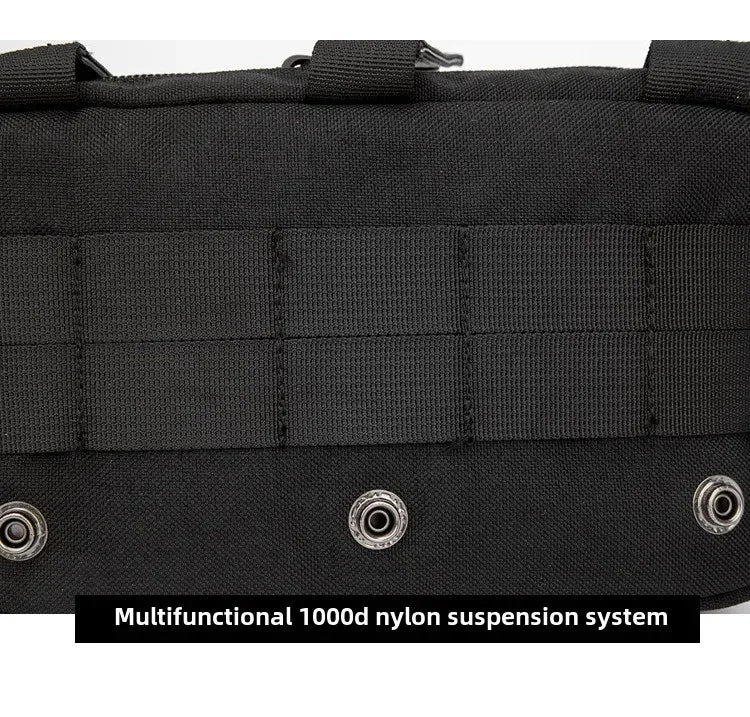 Pochette d'administration horizontale tactique Molle avec poche avant à cordon, pochette modulaire EMT, sac de rangement utilitaire EDC, sac de taille d'extérieur