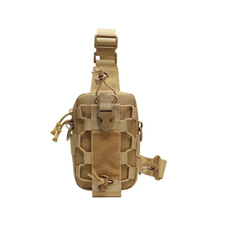Sac de poitrine pour bouteille d'eau de Sport en plein air, couverture tactique suspendue à la taille, sacs de taille multifonctionnels, pochette de plate-forme de cyclisme d'escalade en plein air