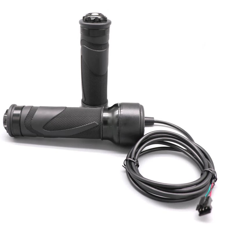 Acelerador rotatorio para bicicleta eléctrica y patinete 24V-72V, impermeable, con cable de control de velocidad, accesorios universales para bicicletas eléctricas