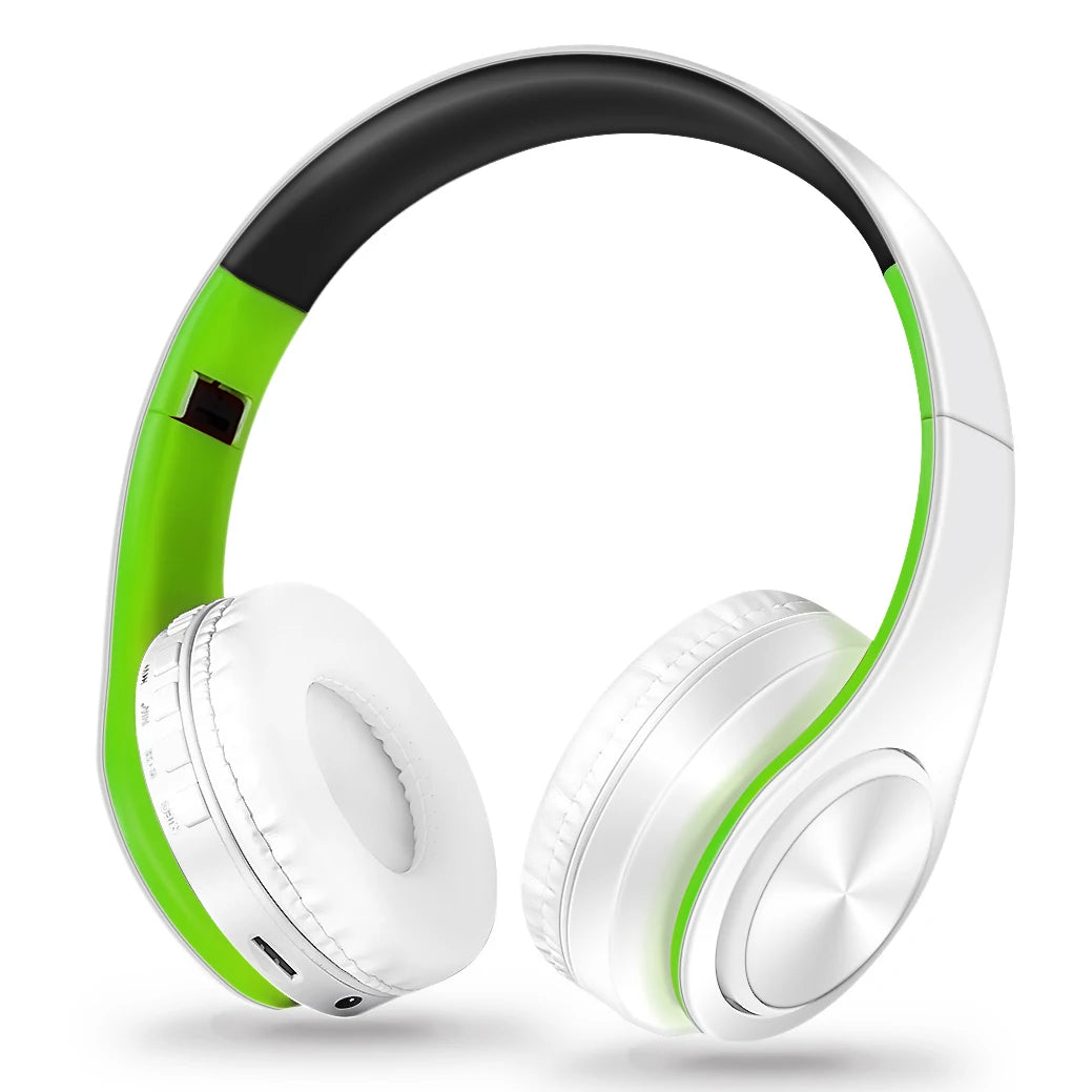 Auriculares inalámbricos Bluetooth para hombre, regalo dorado, auriculares estéreo, juego con micrófono incorporado, universales para Android e iOS