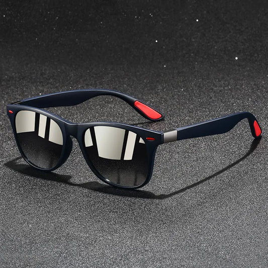 Unisex retro square metal frame sunglasses, anti-glare, designer glasses, UV400, luxury brand, fashion