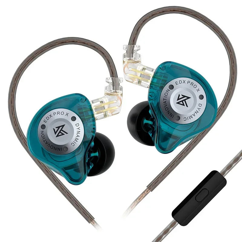 KZ EDX PRO X Auriculares HIFI de bajos dinámicos, audífonos deportivos con cancelación de ruido, cable de 2 pines KZ ZSTX ZSN PRO X EDC EDA ZVX