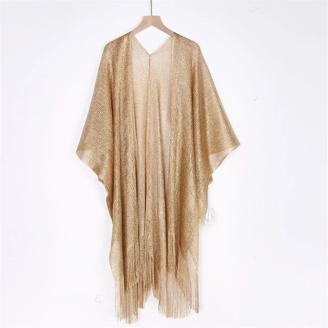 7 couleurs Bikini couvrir gland robe de Plage tuniques maillot de bain maillot de bain femmes brillant couverture Ups pour maillots de bain femmes paréo Plage