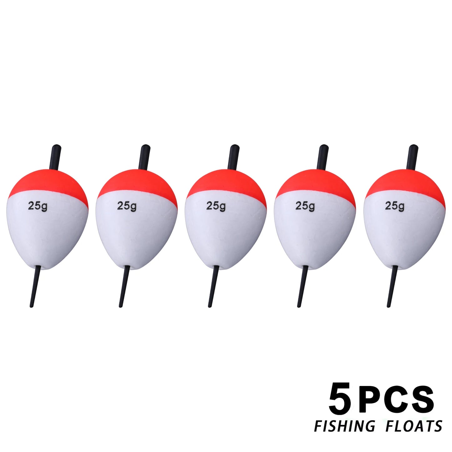 Sougayilang Kit de flotadores de pesca de 5/8 piezas, material EVA, accesorios de boya vertical profesional, flotador de pesca