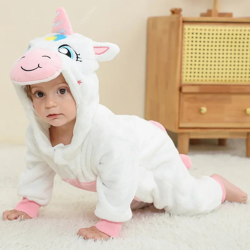 2025 New Collection Cute and Fashionable Elephant-Shaped Baby Easter Jumpsuit with Hood for Children