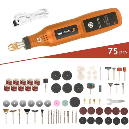 Mini perceuse électrique USB, stylo de gravure sans fil, Rechargeable, outils Dremel, outil rotatif, perceuse à main sans fil, Mini Machine à polir