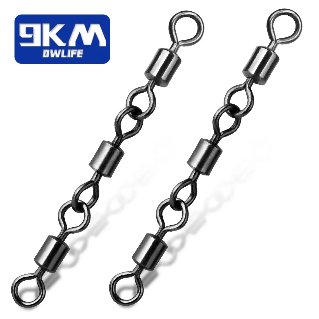 Pivots de Pêche 3 Articulations — Connecteur Ligne Eau Salée 15-60 Pièces