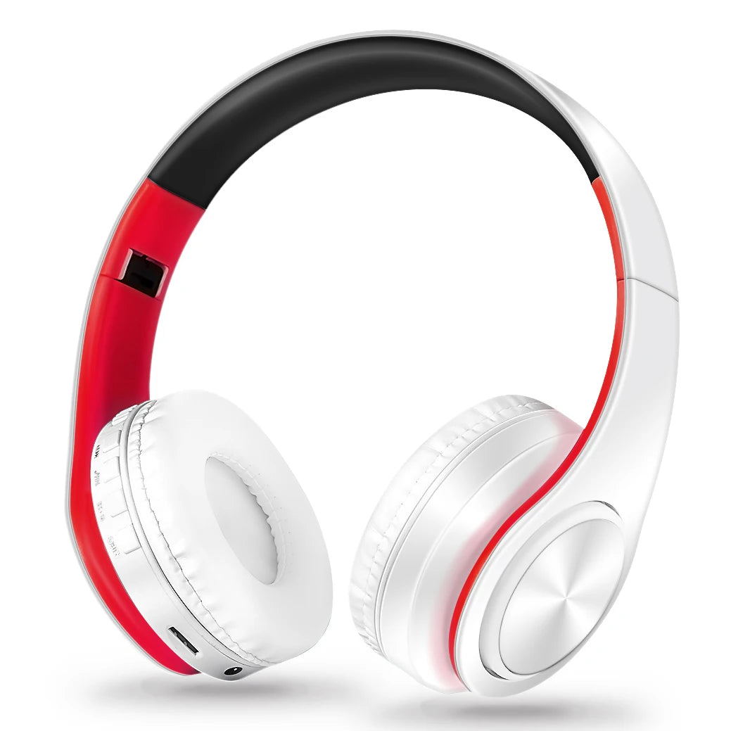 Auriculares inalámbricos Bluetooth para hombre, regalo dorado, auriculares estéreo, juego con micrófono incorporado, universales para Android e iOS