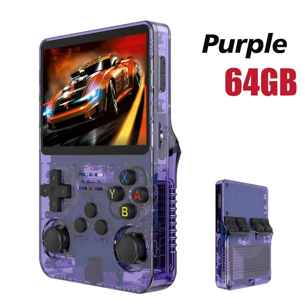 Console de jeu portable rétro — écran 3,5 pouces IPS, 128 Go/64 Go, jeux préchargés, cadeau joueurs