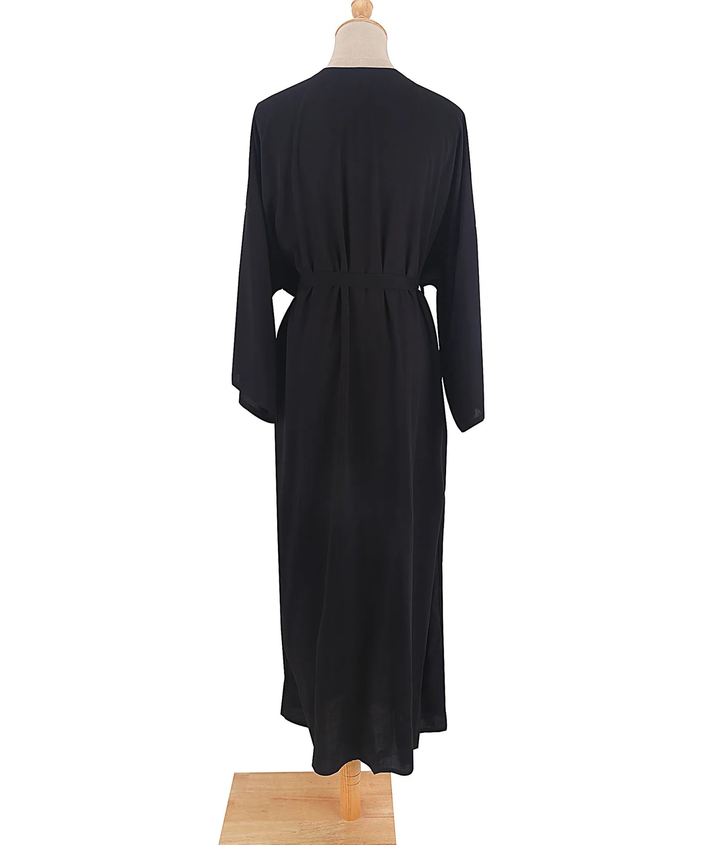 Robe de Plage Longue avec Ceinture pour Femme, Kimono Sexy, Cardigan d'Été, 5 Couleurs Unies