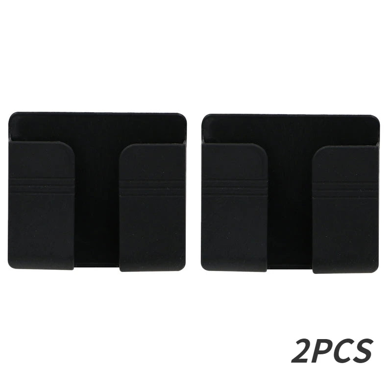 Boîte de rangement murale multifonction, 1 à 4 pièces, organisateur sans poinçon, télécommande TV, bricolage, prise de téléphone portable, support de charge