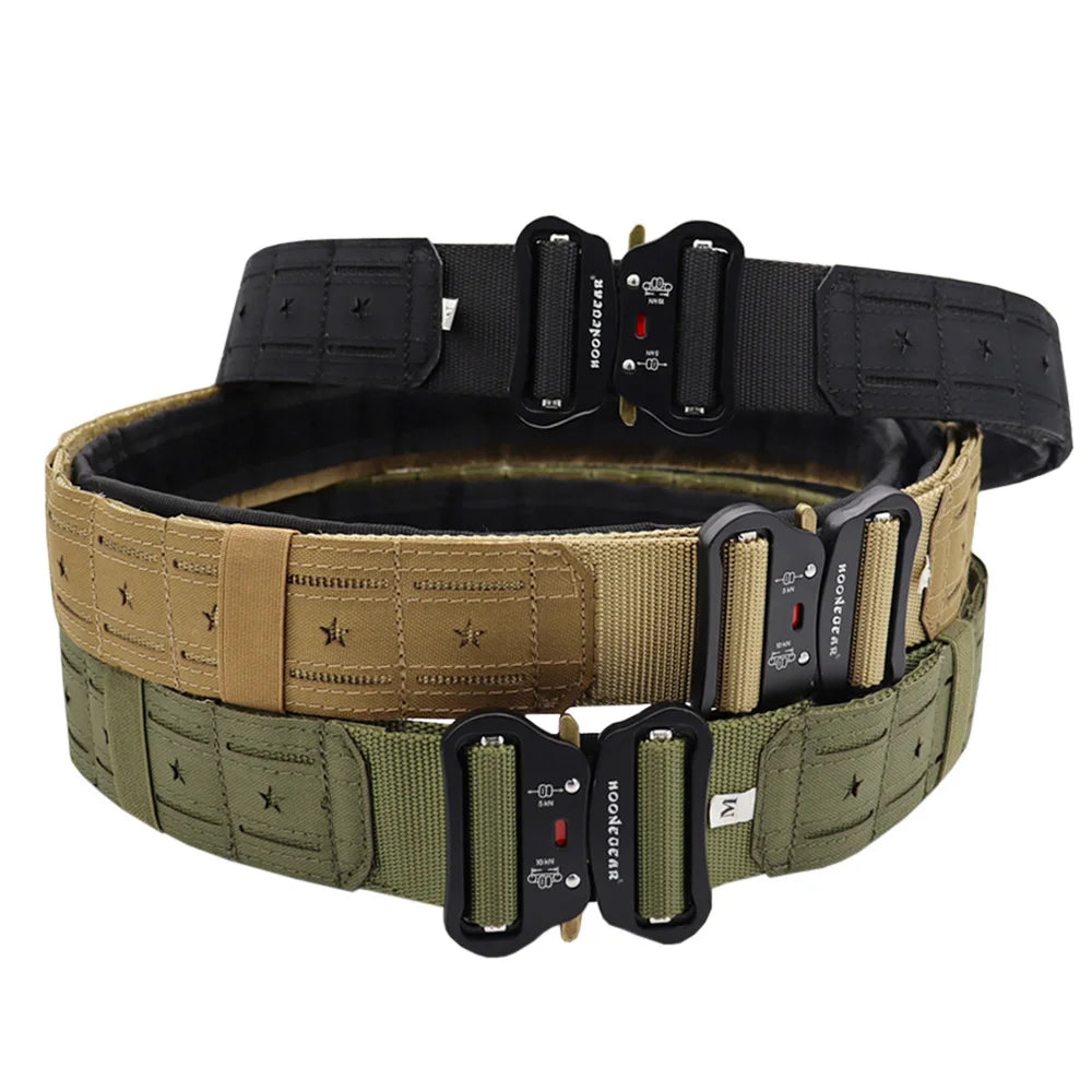Ceinture de skip Dul2 pour homme, sangle à dégagement rapide, système Molle, airsoft, chasse, durable, extérieur, nouveau