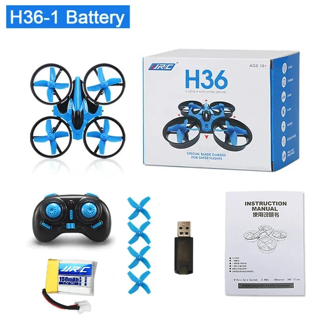 Jjrc H36 Mini Dron 3D Flip modo sin cabeza drones presión de aire altura mantener RC cuadricóptero FPV competición Dron juguetes para niños