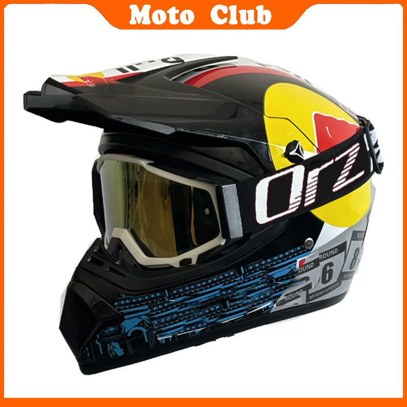 Professional Motorcycle Helmet Motocross Off-Road Protective Helmet Children's Off-Road Helmet Capacete De Motocicleta Goggles Gifts