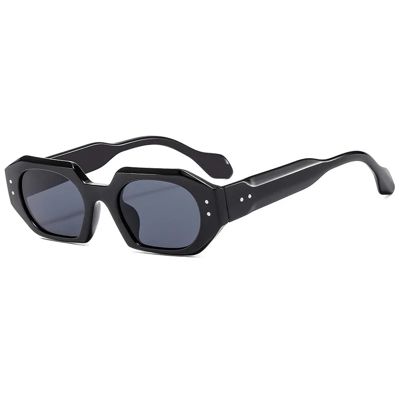 Petites lunettes de soleil rectangulaires pour hommes et femmes, lunettes de soleil carrées, nuances de voyage, vintage, rétro, UV400