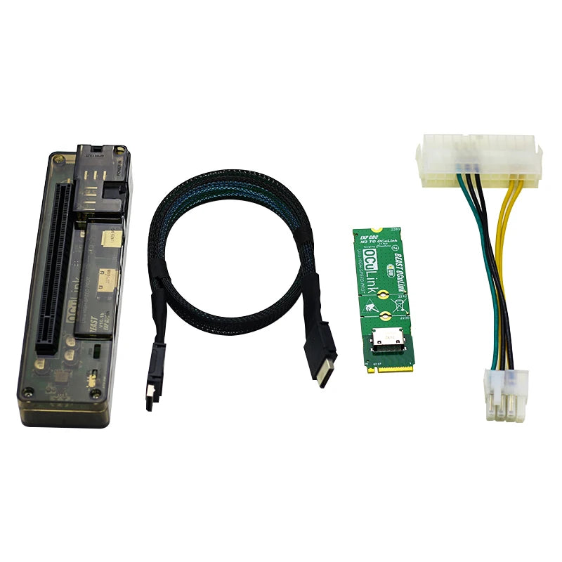 EXP GDC OCuLink-Adaptateur de carte graphique externe, haute vitesse, GPU S6 PCIe 4.0x4, Mini PC, ordinateur portable, ordinateur portable, M.2, Mkey vers OCuLink