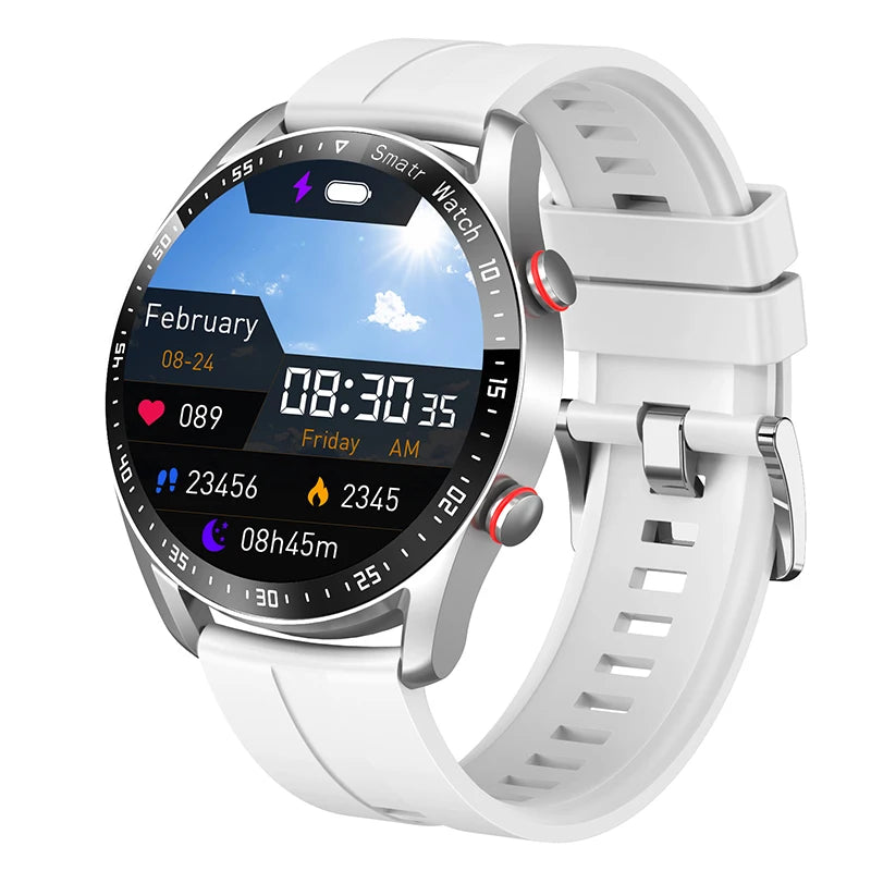 Smartwatch para hombres y mujeres, pantalla HD, Bluetooth, llamadas, GPS, monitor de ritmo cardíaco, resistente al agua IP68, nueva, 2024