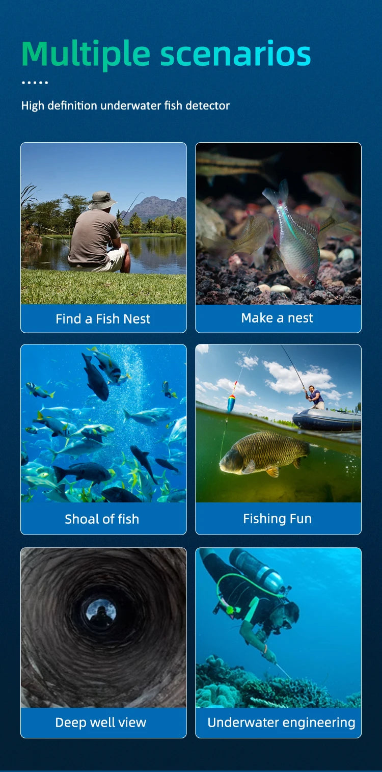 Caméra de Pêche WiFi Dodosee — Vision Sous-Marine HD