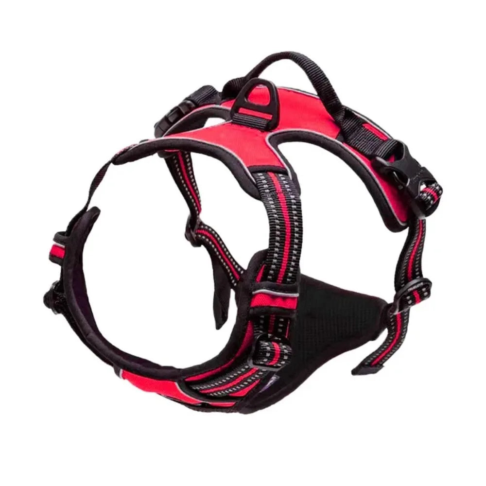 Harnais Réfléchissant pour Chien — Gilet Respirant Réglable, Sangle Poitrine, Petit/Moyen/Grand