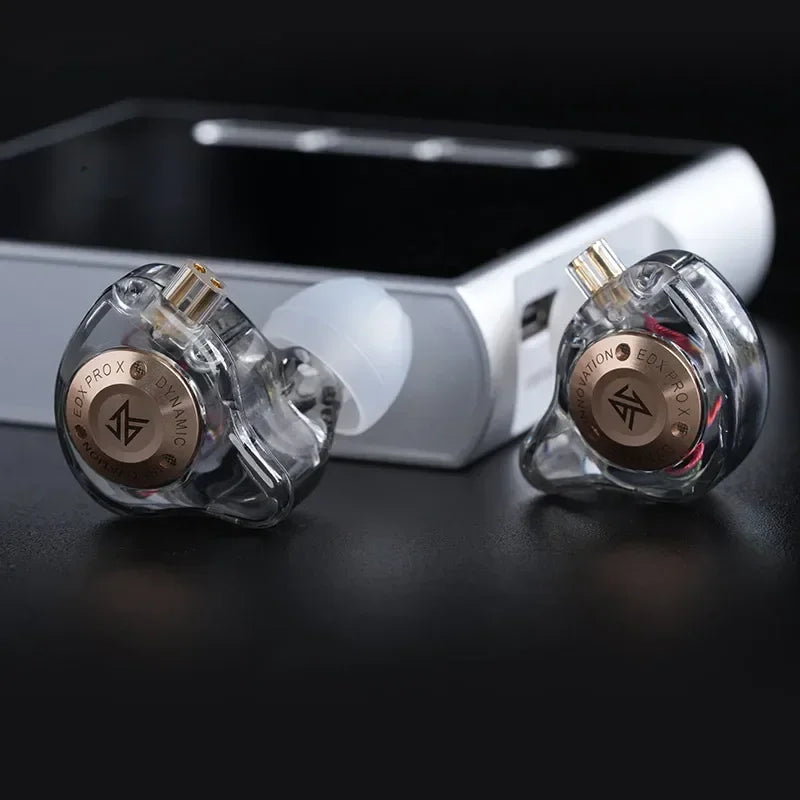 KZ EDX PRO X Auriculares HIFI de bajos dinámicos, audífonos deportivos con cancelación de ruido, cable de 2 pines KZ ZSTX ZSN PRO X EDC EDA ZVX