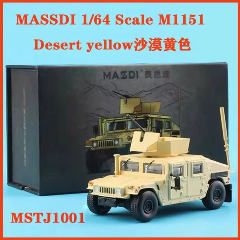 MASSDI aleación 1/64 escala SCN1106 SCN1110 camión de remolque/Hummer H1 M1151/tanque tigre de gas coche de aleación modelo regalos de vacaciones juguetes