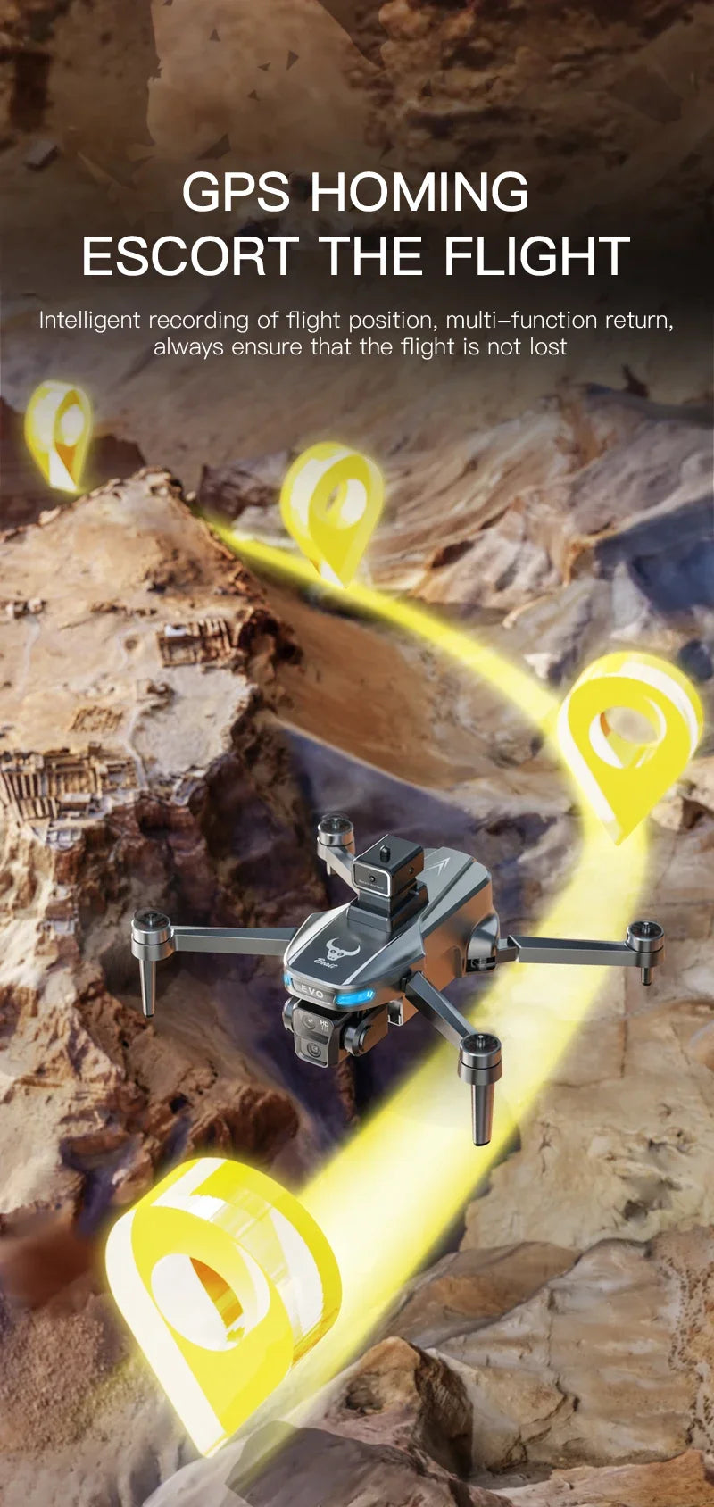 Dron profesional Lenovo SG901 MAX GPS 8K aéreo HD con evasión de obstáculos, control remoto de pantalla grande, dron plegable sin escobillas