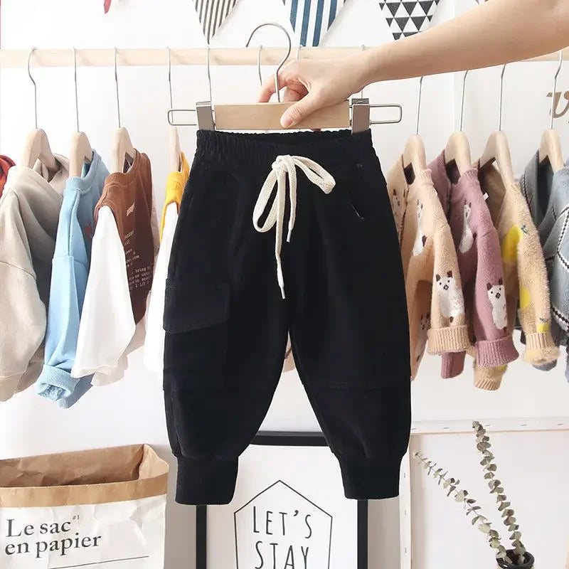 Pantalones Cargo nuevos para niños de 2 a 6 años, pantalones deportivos informales resistentes para niños, ropa para niños de 2 a 8 años