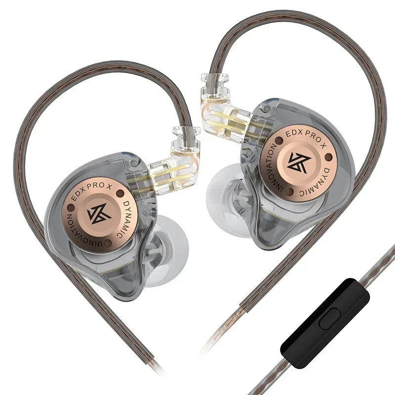KZ EDX PRO X Auriculares HIFI de bajos dinámicos, audífonos deportivos con cancelación de ruido, cable de 2 pines KZ ZSTX ZSN PRO X EDC EDA ZVX