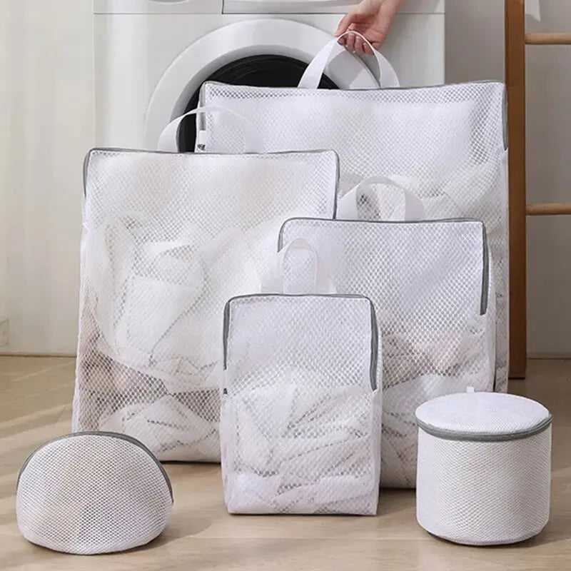 Bolsa de lavandería 3D, 1 pieza, bolsa de malla extraíble, filtro para lavadora, bolsa de malla antideformación