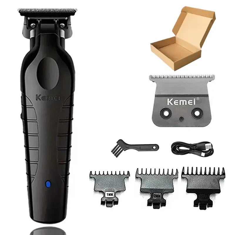 Tondeuse à cheveux sans fil rechargeable — tondeuse barbe électrique puissante, hommes