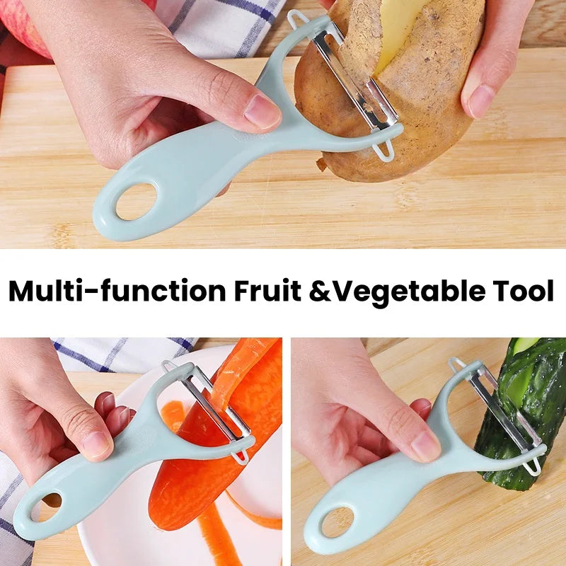 Outil multifonction pour fruits et légumes, raboteuse en céramique et acier inoxydable, éplucheur de pommes de terre, trancheur de concombre, accessoires de cuisine