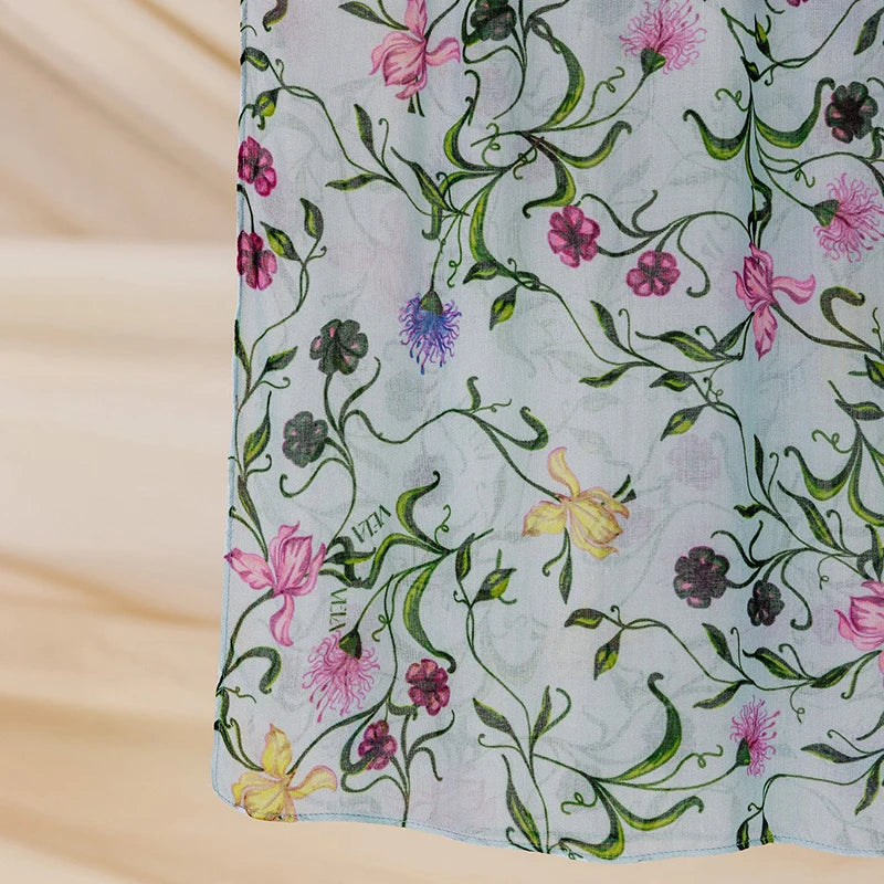 Nouveau Design imprimé Hijabs Premium aquarelle femmes foulard doux écharpe châle adapté au quotidien Abaya accessoires femmes voile