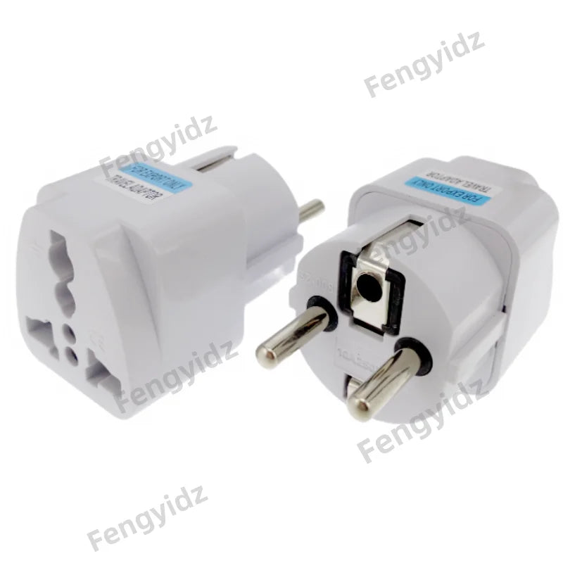 Adaptador de enchufe de EE. UU. a UE Corea KR Euro Europeo a América China Canadá Reino Unido AU Adaptador de viaje universal Convertidor de CA Adaptador de corriente