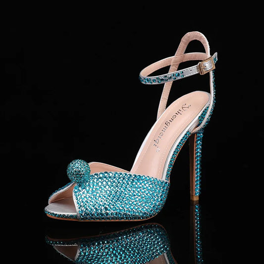 Chaussures de Mariage à Talons Hauts Femme — Élégance & Glamour