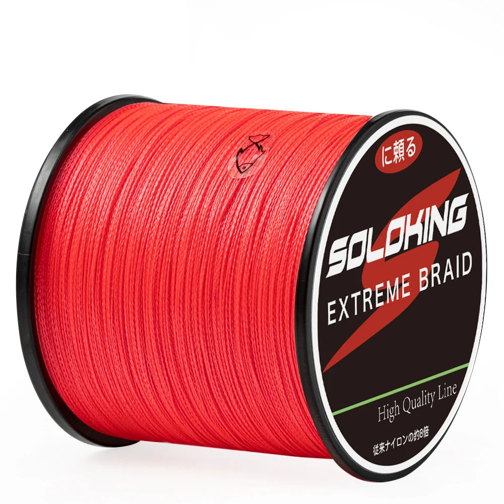 SOLOKING 300M PE tressé ligne de pêche Super fort japonais Multifilament mer ligne de pêche 10LB-80LB carpe ligne truite ligne