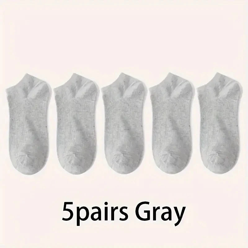 Unisex, breathable, lightweight, comfortable, rinse socks, suitable for everyone, ideal for sports, 03/Wear, pack of 5/10