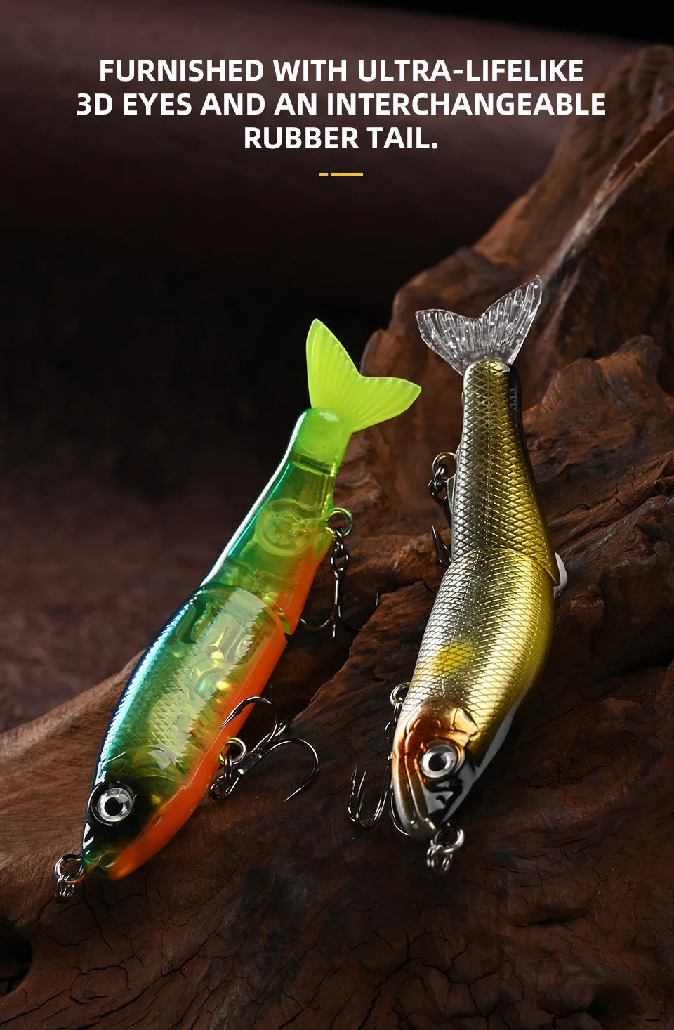 BLUX JACK CLAW 70S — Swimbait Articulé 70mm 4.6g Coulant