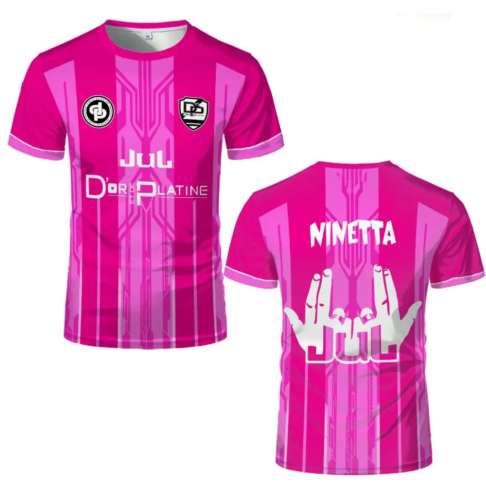 Maillot de football co-brandé — respirant, séchage rapide, chemise de sport