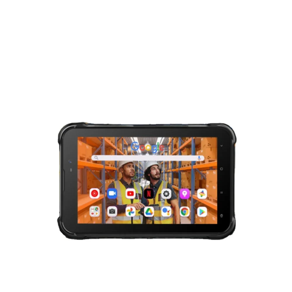 Tableta robusta 4G con Android 12, OEM, de 8 pulgadas, 1000 NITS, IP67, PC con NFC, escáner de código de barras 2D y batería grande de 8000 mAh