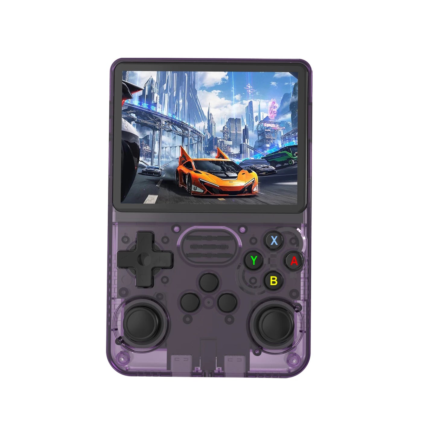 Consola de juegos portátil R36S, pantalla IPS de 3.5 pulgadas, resolución de 640x480, 64 GB de memoria integrada, juegos clásicos precargados