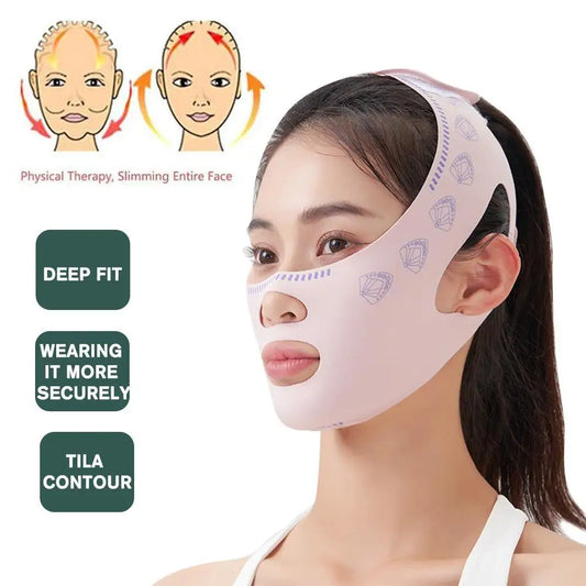 Bandage Amincissant Visage V Shaper — Masque Lifting Façonnage Joues