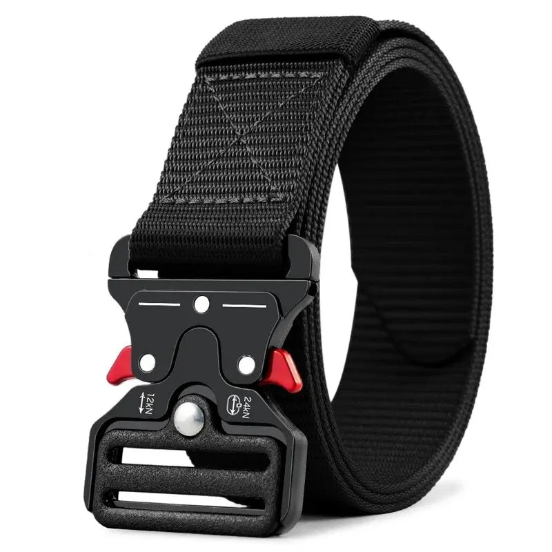 Cinturón multifuncional para hombre, lona de alta calidad para nailon, cinturón de lujo para hombre, jeans deportivos para mujer
