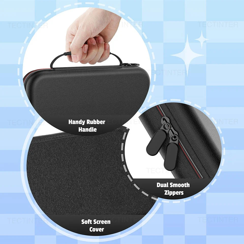 Mallette de voyage pour console portable — accessoires jeu, sacs rangement antichoc, emplacements cartes de jeu